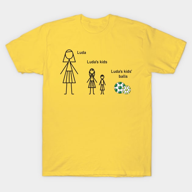 Luda's kids' balls T-Shirt by Evgeniya